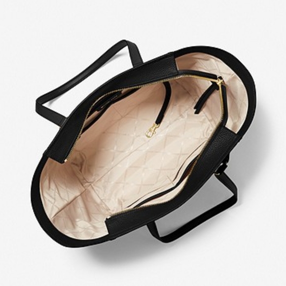 MICHAEL KORS Carine Medium Pebbled Leather Tote Bag - Picture 3 of 5